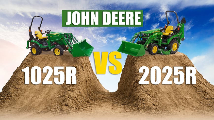 1025R vs 2025R Compact John Deere Tractors