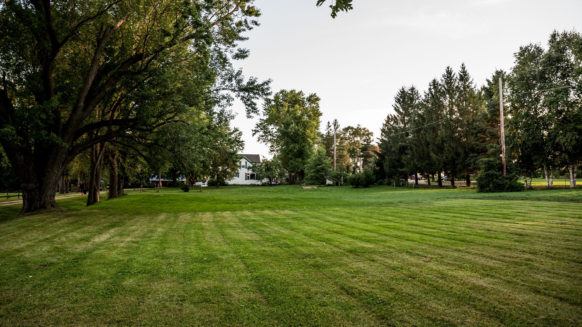 Fresh-Mowed-Yard-Sunset