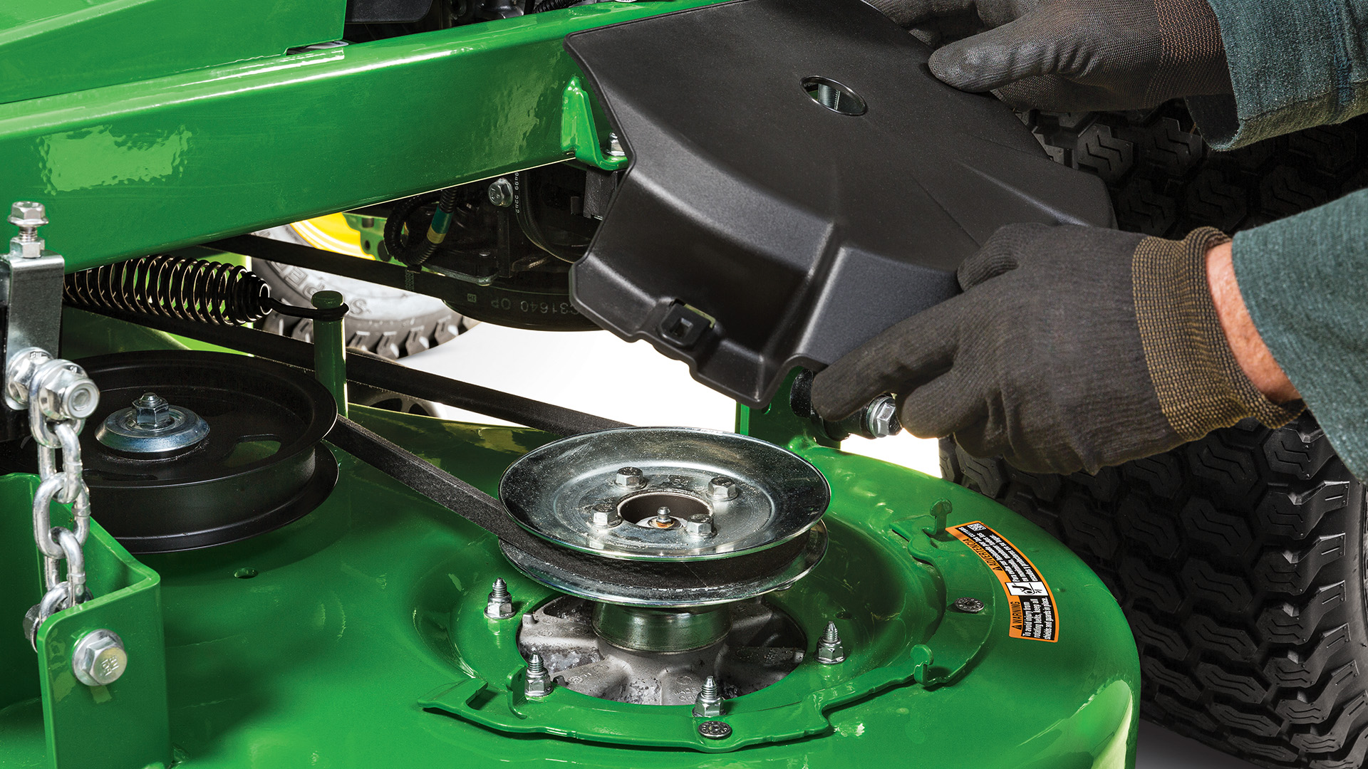 Changing a John Deere Mower Belt