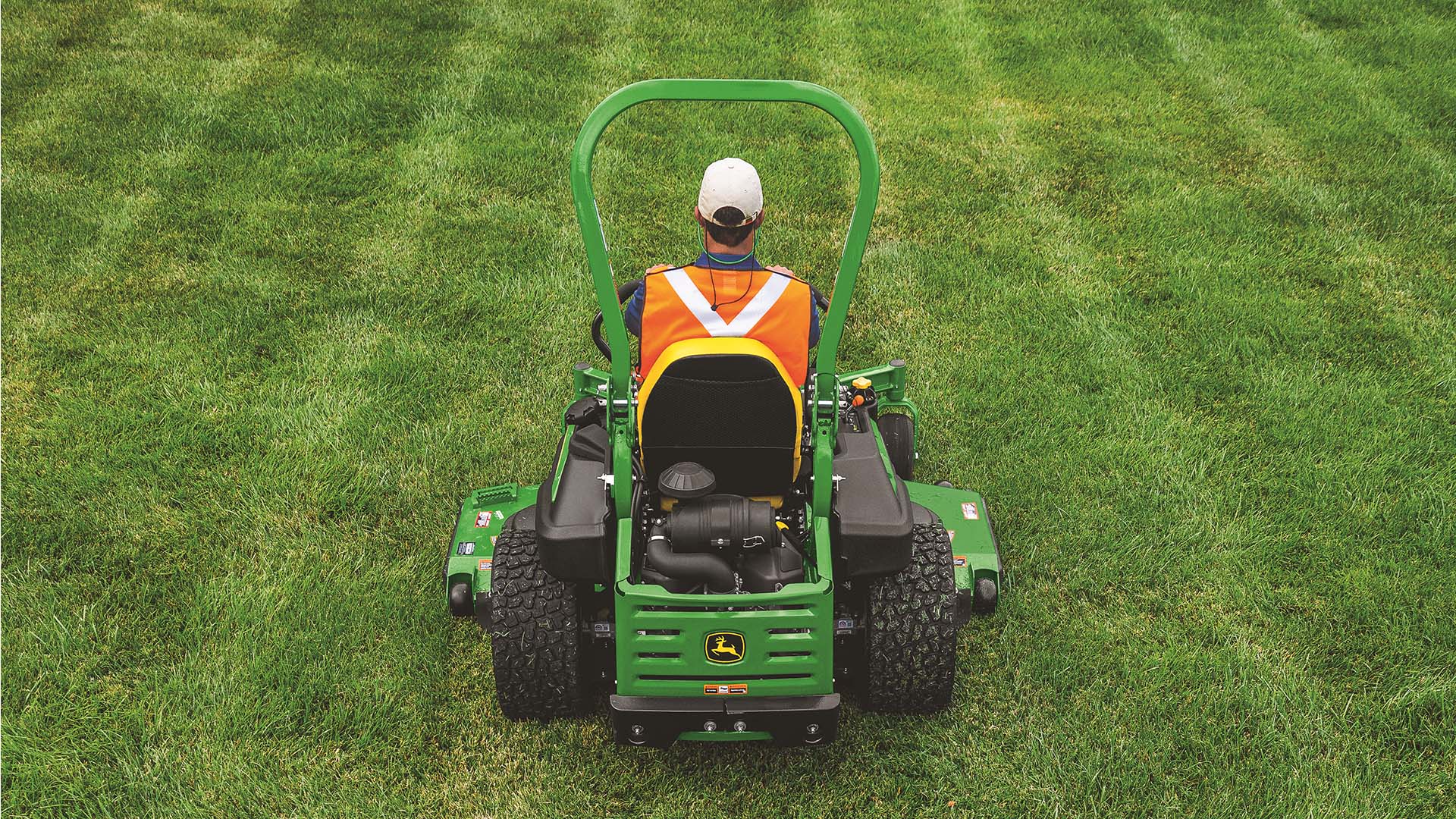 Customer Property Being Mowed