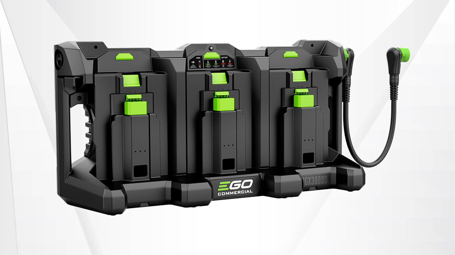 EGO-Power-Commercial-Charging-3-Point-Dock-PGX3000D-Koenig-Equipment