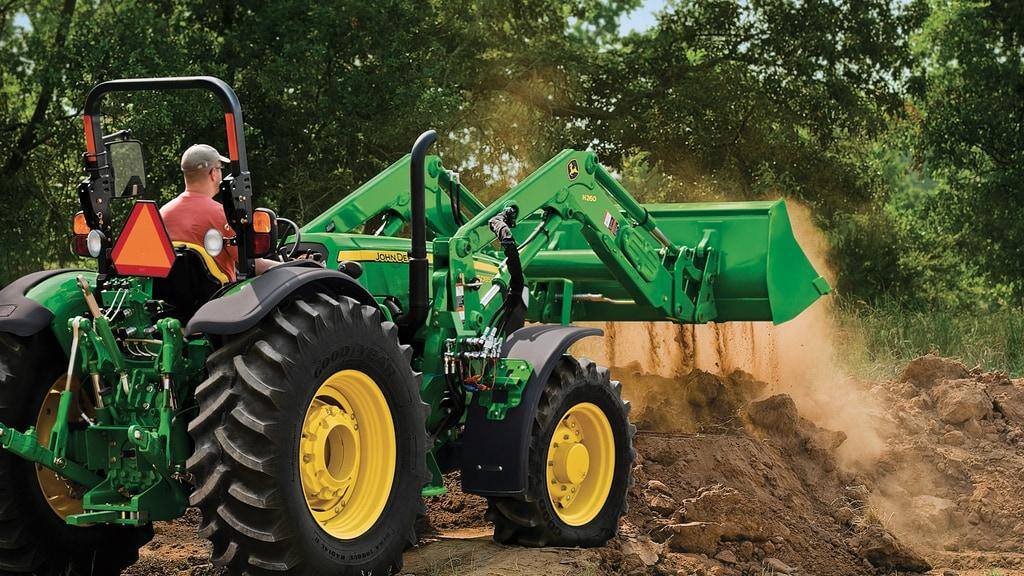 5 Series Utility Tractor with Loader Attachment