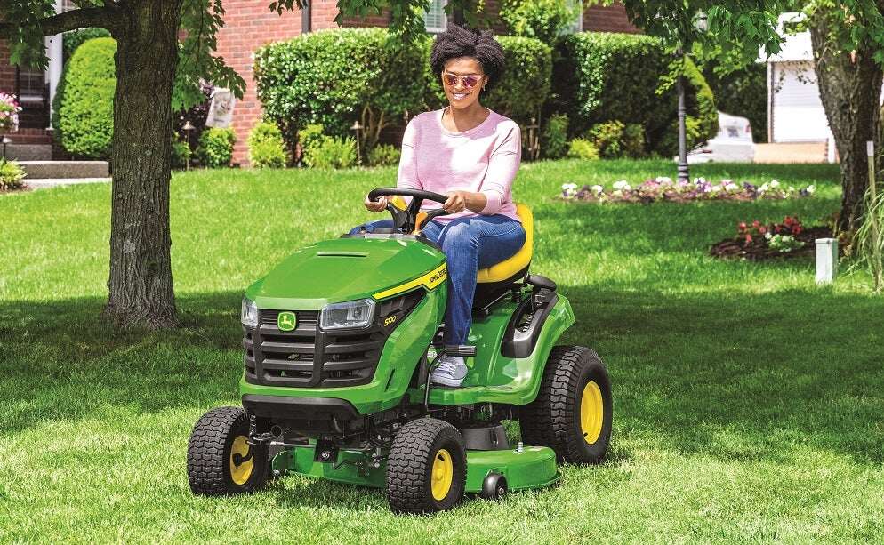 john deere riding lawn mower