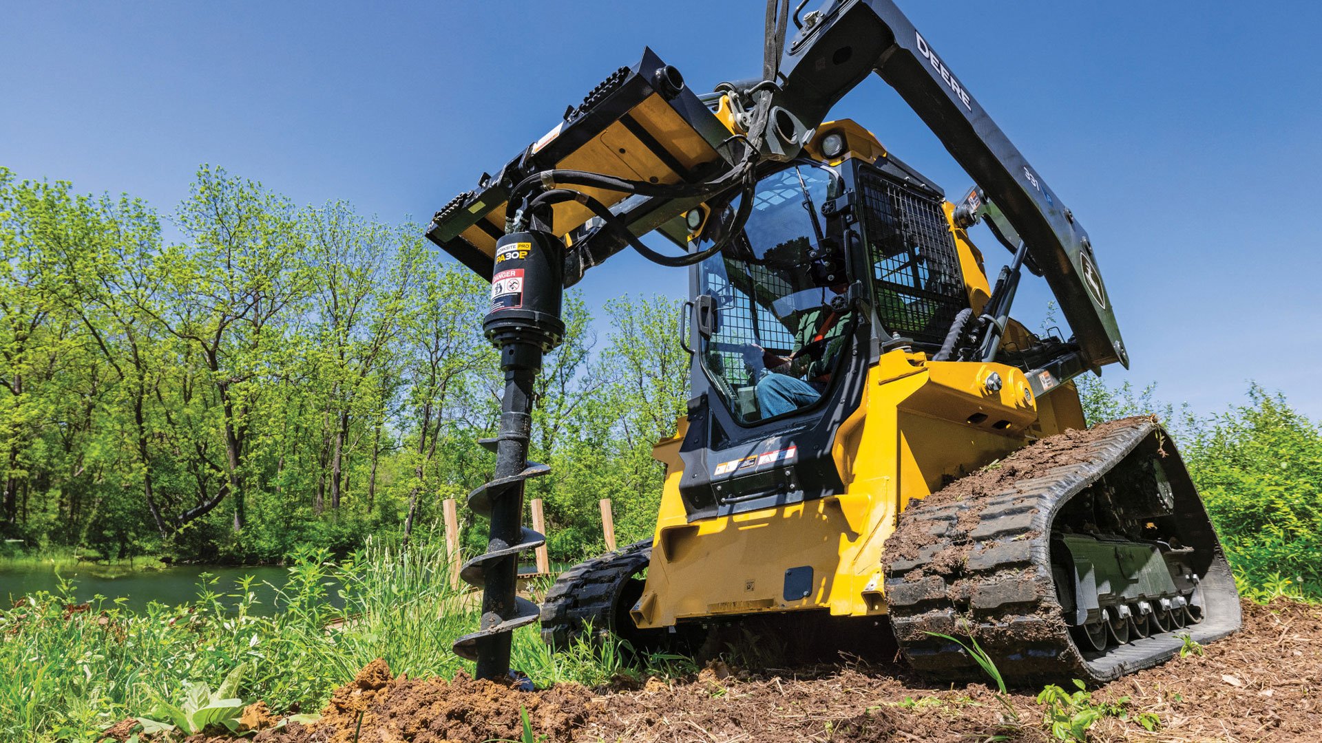 JD-331P-Skid-Auger-Post-Hole-Digger