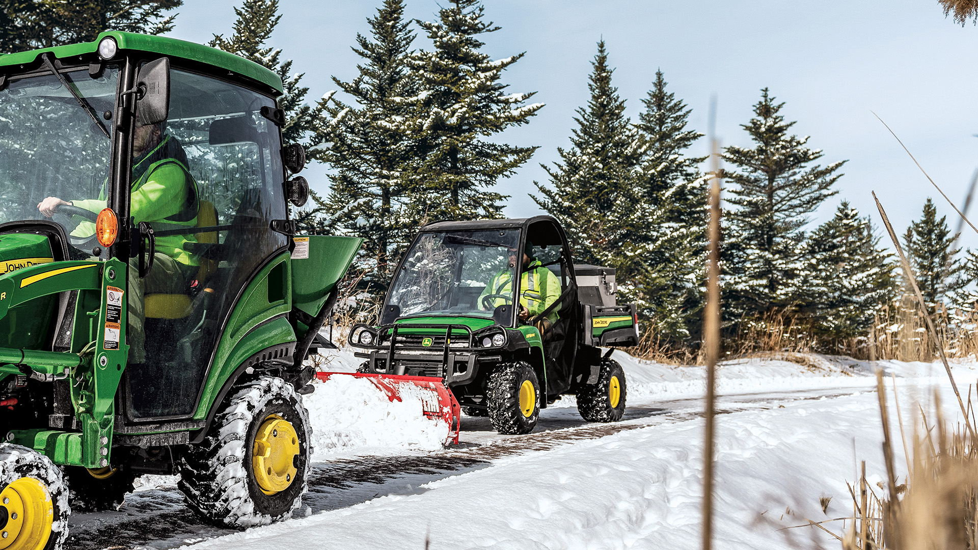 John Deere Gator Snow Plow Attachment