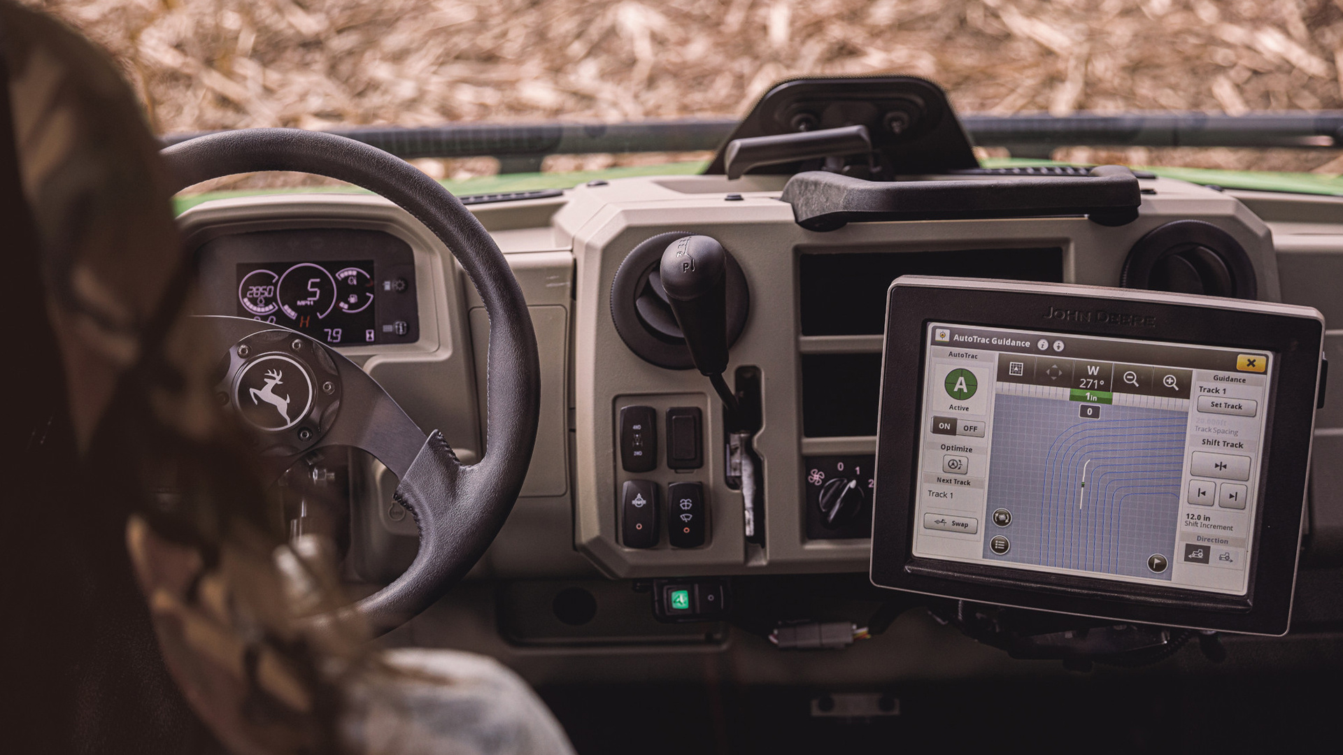 John Deere Gator with AutoTrac