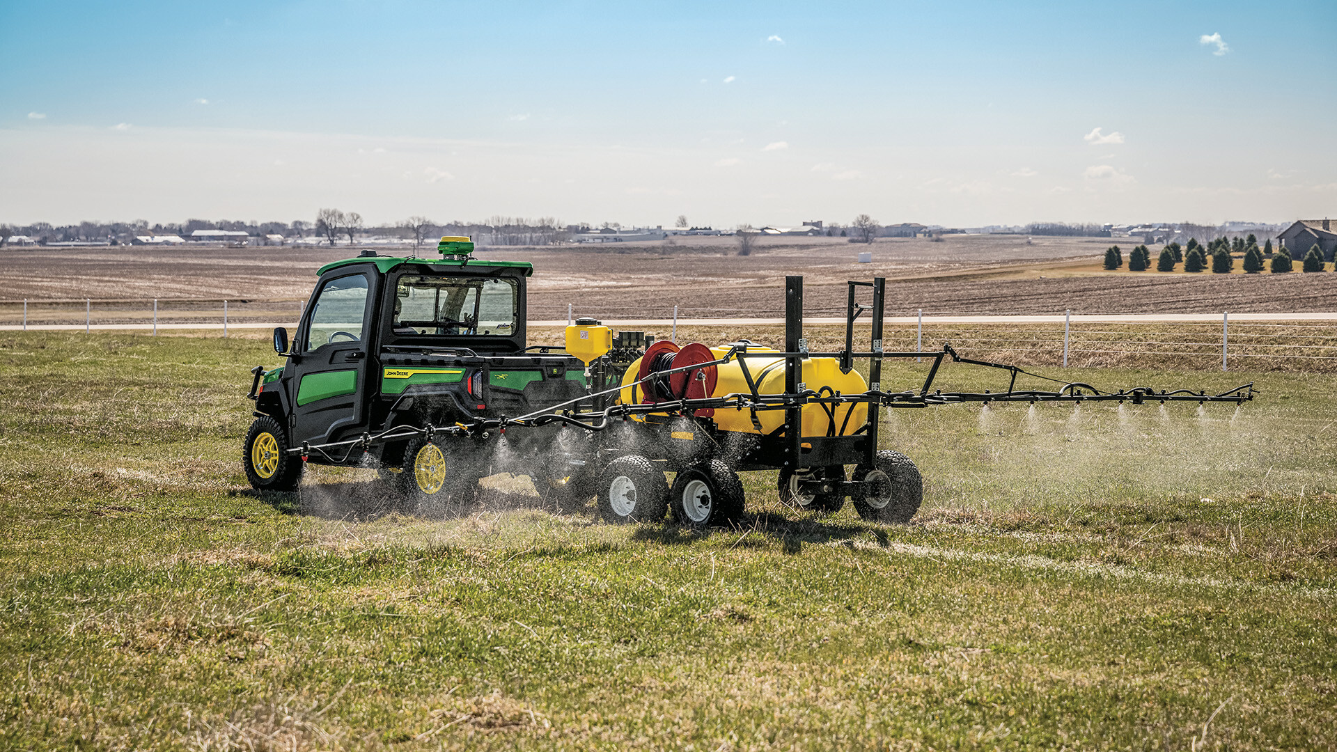 John Deere Gator with Rear Attachments and Precision Technology