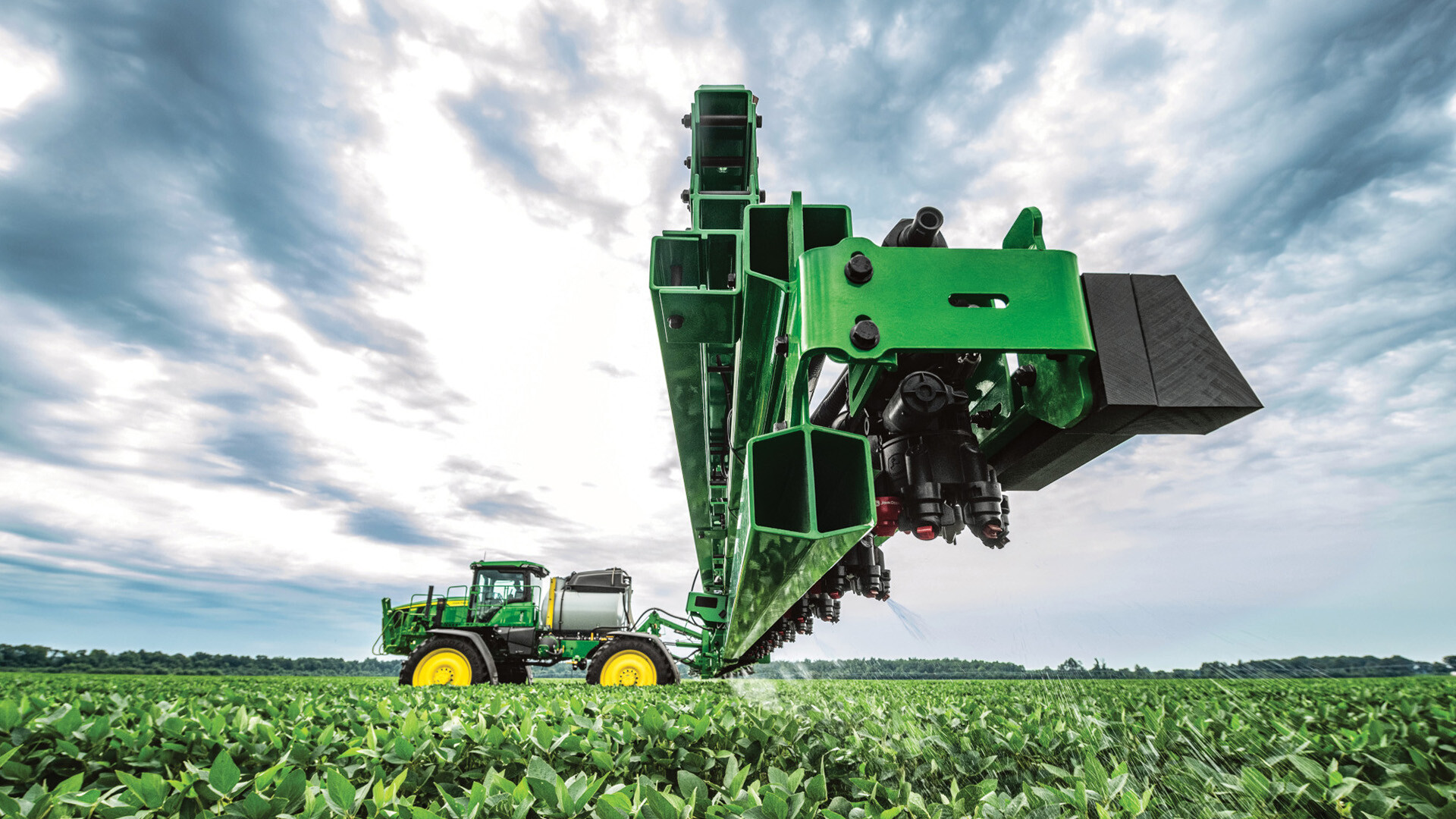 John Deere Sprayer with Exact Apply