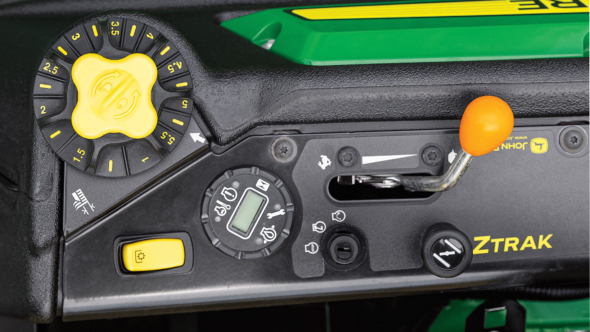 John Deere ZTrak Mower Control Panel