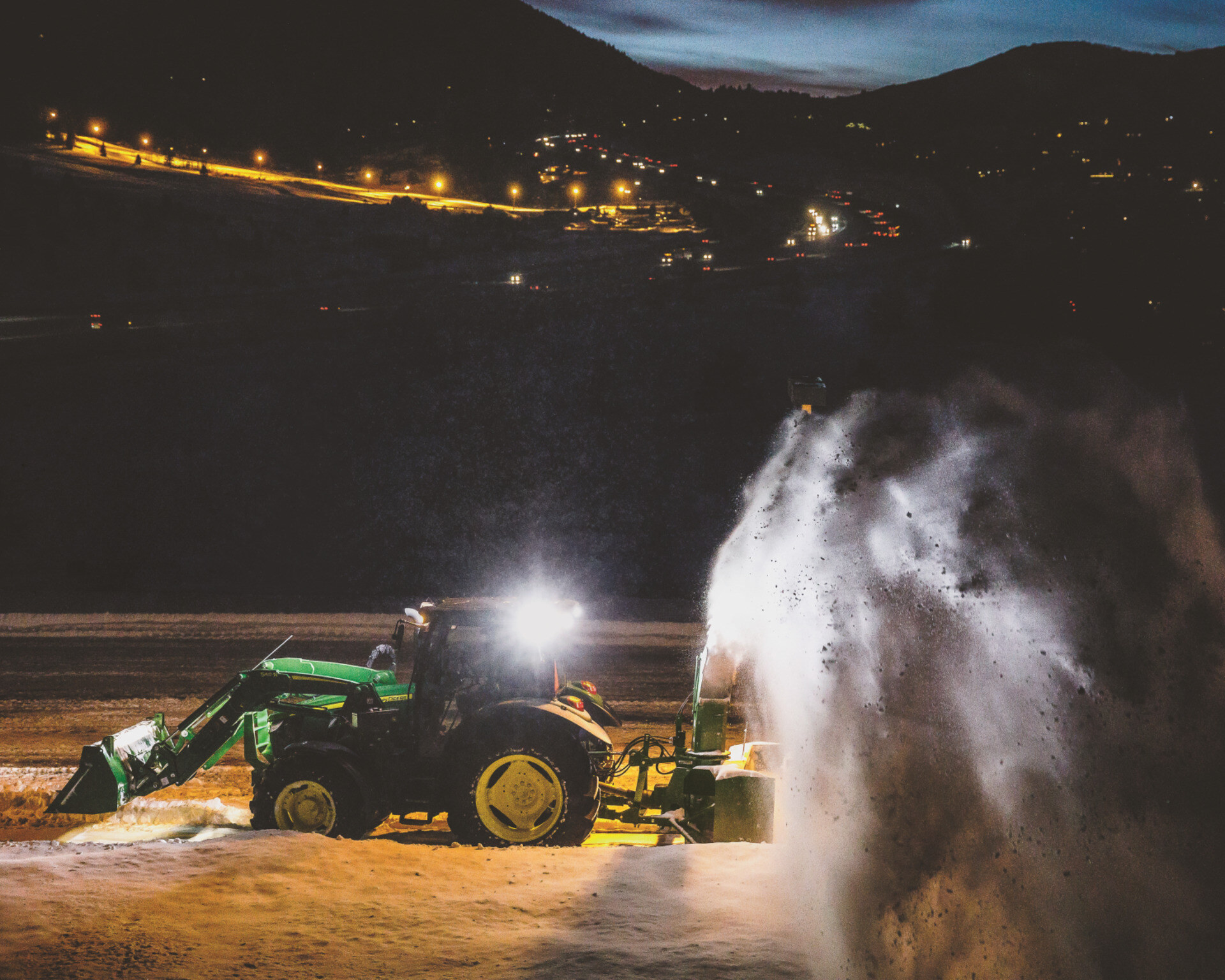 John Deere snow blower.