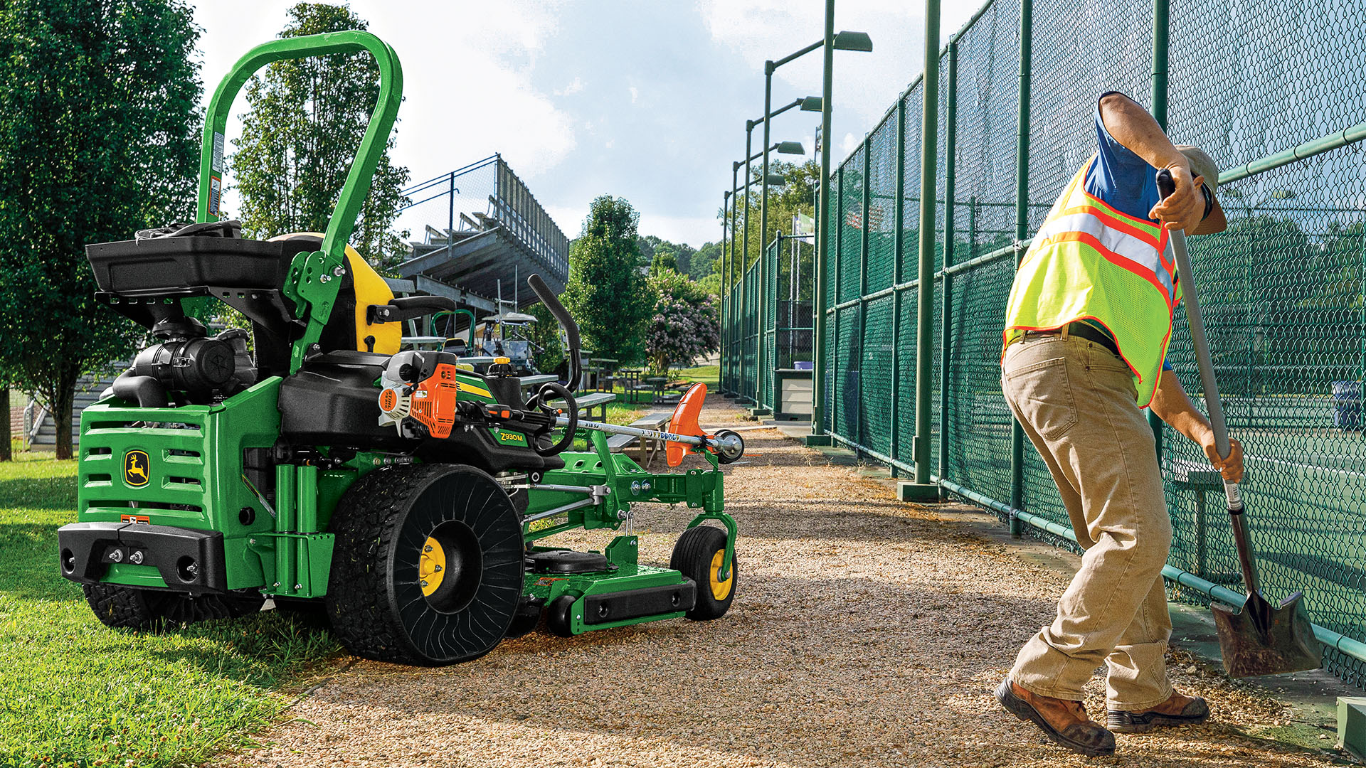 Landscaping with John Deere Equipment