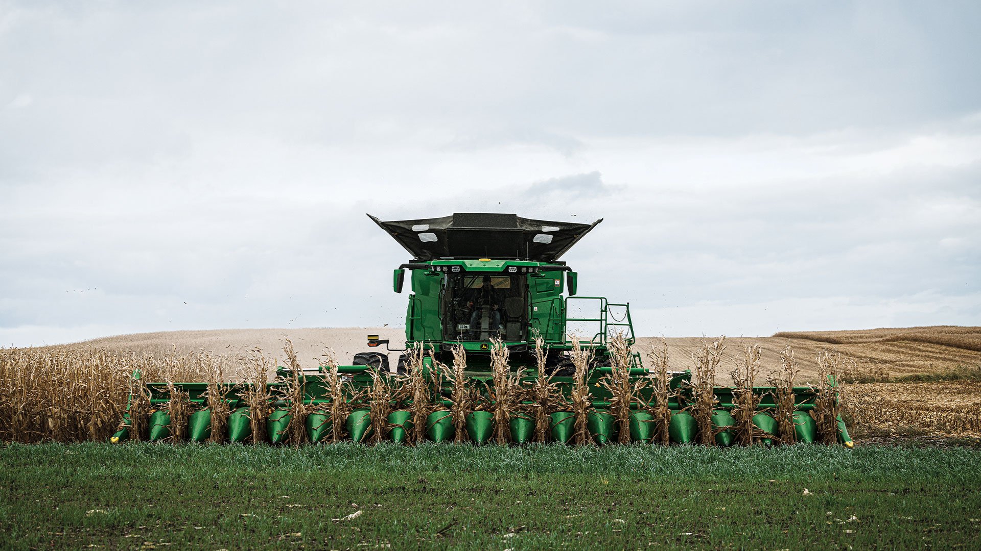 Combine-Corn-Head-On