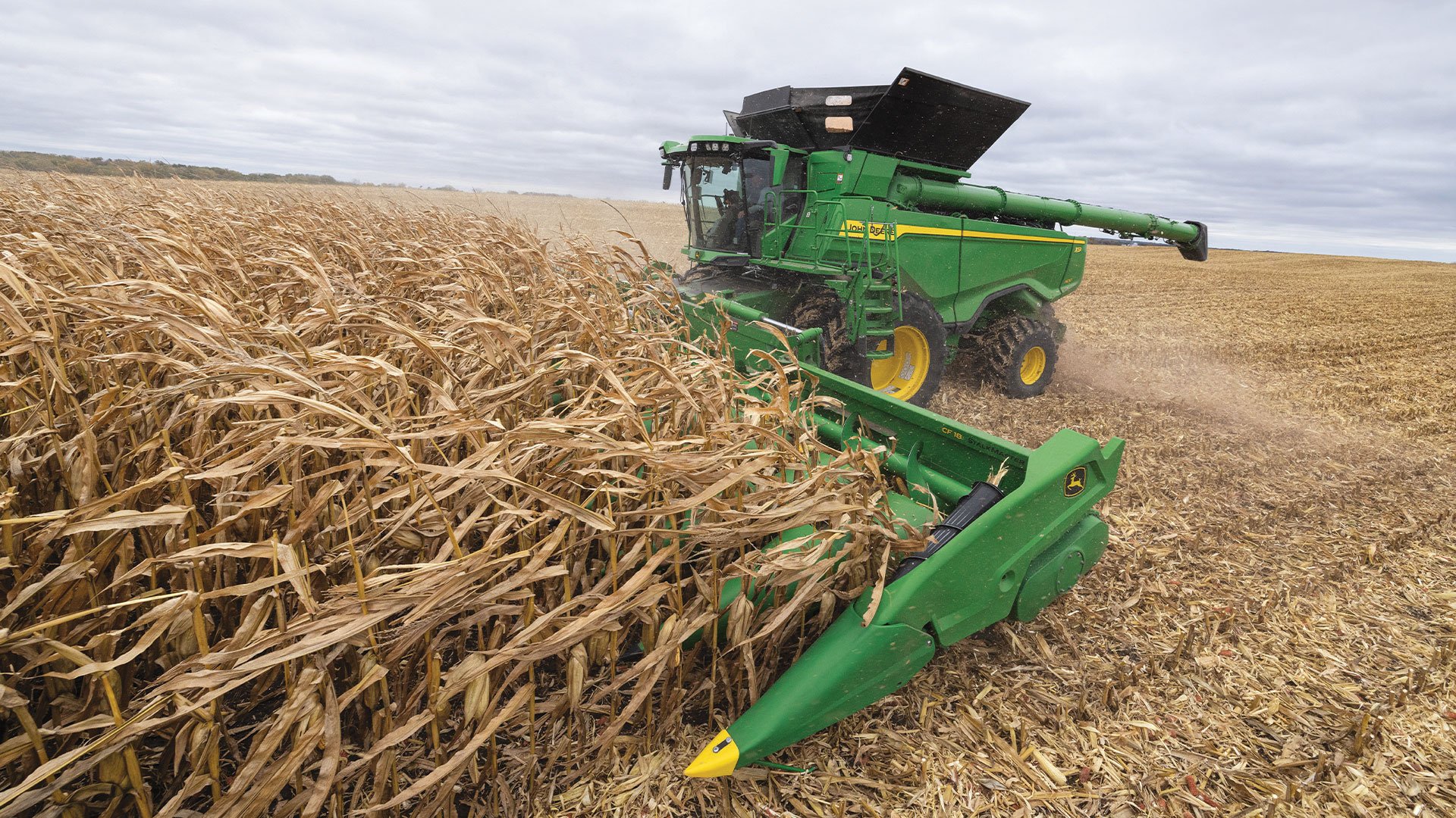 Corn-Harvest-Combine-Drone-Shot