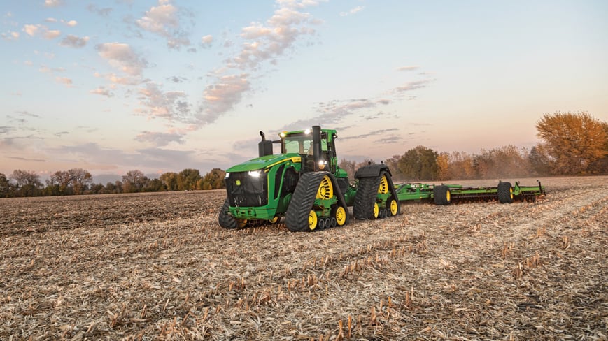 9RX in the field running tillage equipment