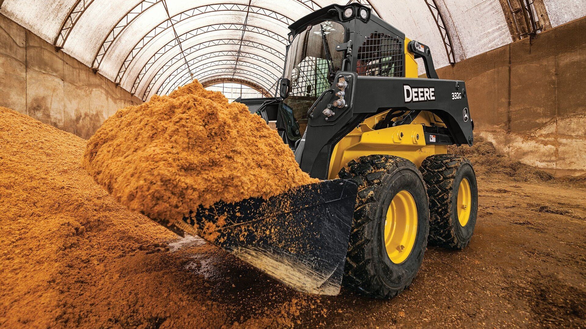 Skid Steer moving materials