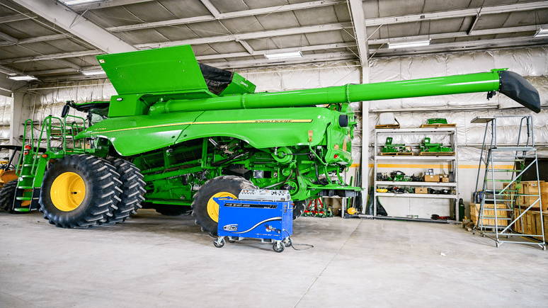Shop Dog with combine